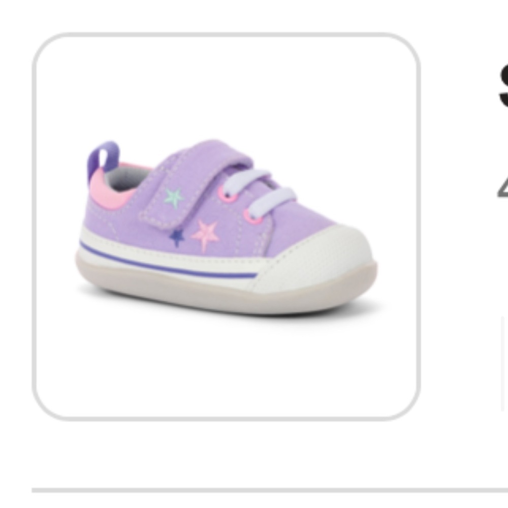 See Kai Run- Kids Purple Star Sneakers